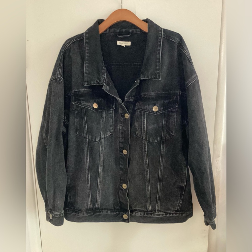 Mono B Black Jean Jacket Classic Style